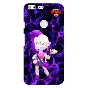 Чехлы Brawl Stars для Google Pixel (AlphaPrint) (Эмз Бравл Старс)