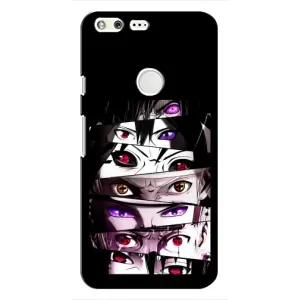 Чехлы Персонажи Аниме Наруто для Google Pixel (AlphaPrint) (Глаза Anime)