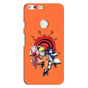 Naruto Anime Чехлы для Гугл Пиксель (AlphaPrint) (команда Наруто)