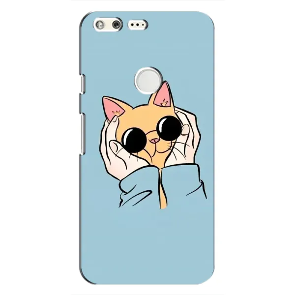 Чохол з принтом «Котик в окулярах» для Google Pixel Чохол з принтом «Котик в окулярах» для Google Pixel