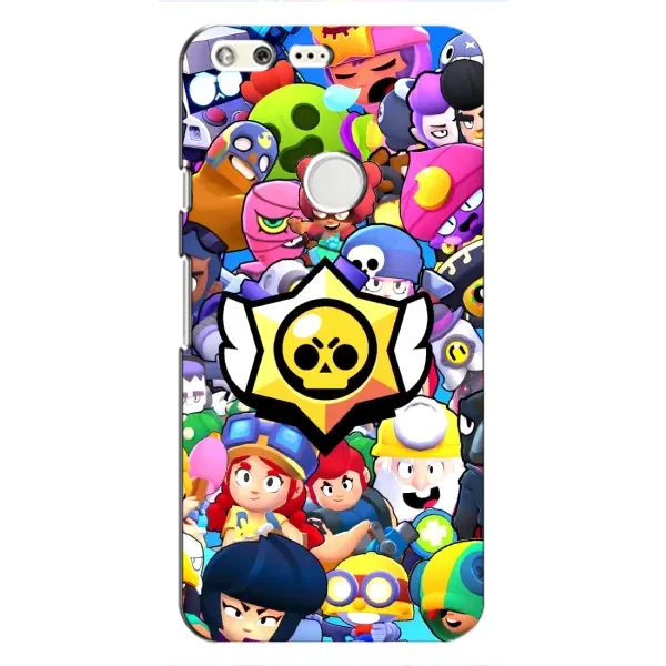 Чохол з принтом «Лого Brawl Stars» для Google Pixel Чохол з принтом «Лого Brawl Stars» для Google Pixel