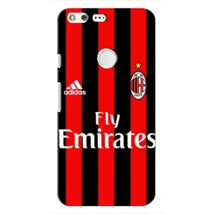 Чехлы для Google Pixel (VPrint) - Футбольные клубы (Milan)