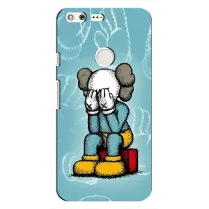 Чехлы для Google Pixel - Bearbrick Louis Vuitton (PREMIUMPrint) (Плач Bearbrick)