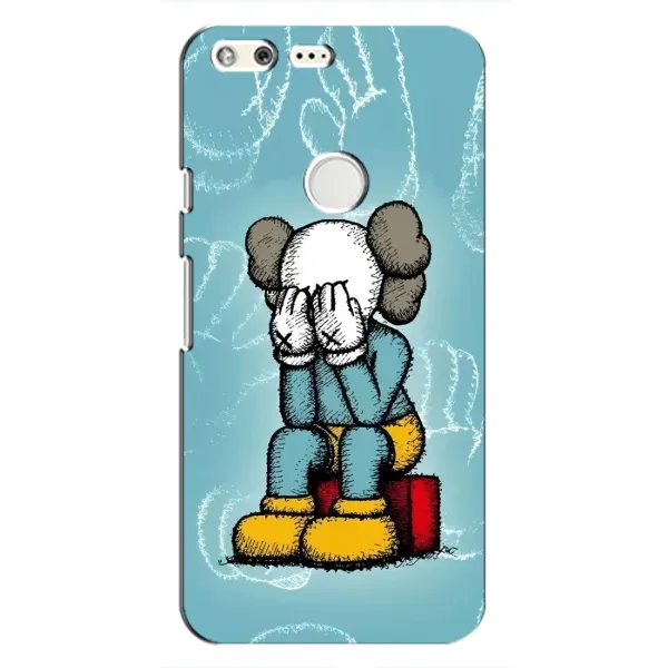 Чехол с принтом «Плач Bearbrick» для Google Pixel
