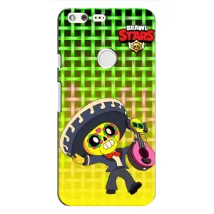 Чехлы Brawl Stars для Google Pixel (AlphaPrint) (Поко в самбреро)