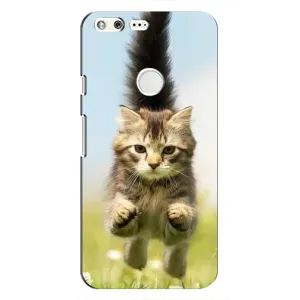 Чехлы с Котиками для Google Pixel (VPrint) (Прыжок кота)