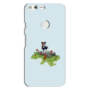 Чехлы с картинкой собаки Патрон для Google Pixel (AlphaPrint) (Сапер Пес)