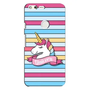 Чехол для Гугл Пиксель - (Единорожки - Новинки) (AlphaPrint) (Unicorn)