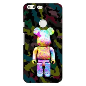 Чехлы для Google Pixel - Bearbrick Louis Vuitton (PREMIUMPrint) (Яркий Bearbrick)
