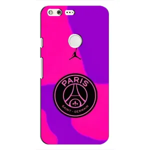 Чехлы PSG для Google Pixel (AlphaPrint) (яркий ПСЖ)