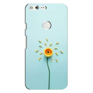 Чохли з квітами для Google Pixel (VPrint) (Жовта квітка)