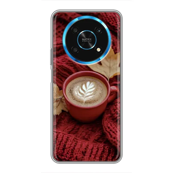 Чехол с принтом «Кофе на пледе» для Huawei Honor Magic 5 Lite 5G