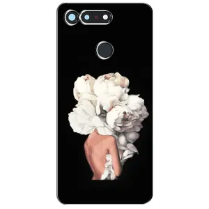 Чехлы (ART) Цветы на Huawei Honor View 20 / V20 (VPrint) (Білі квіти)
