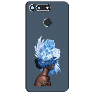Чехлы (ART) Цветы на Huawei Honor View 20 / V20 (VPrint) (Квіти на голові)