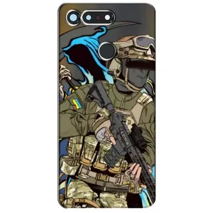 Чехлы с картинкой ЗСУ для Huawei Honor View 20 / V20 (AlphaPrint) (Воїн ЗСУ)