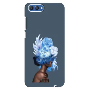 Чехлы (ART) Цветы на Huawei Honor 10, COL-Al00 (VPrint) (Цветы на голове)