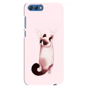 Чохол на Хонор 10 з Котиками (VPrint) (Котик падає)