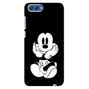 Міккі Маус чохол для Huawei Honor 10, COL-Al00 (AlphaPrint - Мультяшні) (Маус на чорному)