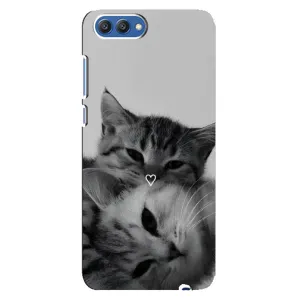 Чохол з малюнком кіт на Huawei Honor 10, COL-Al00 (Пара котів)