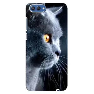 Чохли з Котиками для Huawei Honor 10, COL-Al00 (VPrint) (Сірий Кіт)