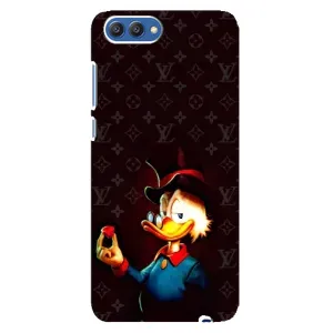 Чехли для Huawei Honor 10, COL-Al00 - Скрудж МакДак Louis Vuitton (PREMIUMPrint) (Скрудж з ботліантом)