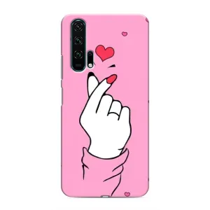 Чохол з принтом для Huawei Honor 20 Pro (AlphaPrint - Знак сердечка)