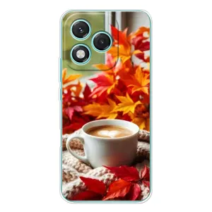 Чехол с уникальным дизайном «Осень с кофе» для Huawei Honor 400 Lite