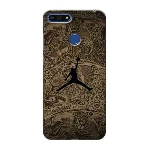 Чехлы для Huawei Honor 7A Pro - с картинкой JORDAN (AlphaPrint)