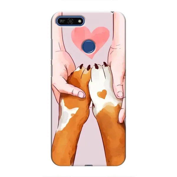 Чохол з принтом «Любовь до собак» для Huawei Honor 7A Pro Чохол з принтом «Любовь до собак» для Huawei Honor 7A Pro