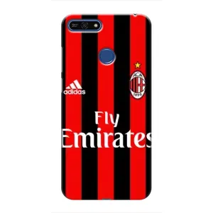Чехлы для Huawei Honor 7A Pro (VPrint) - Футбольные клубы (Milan)