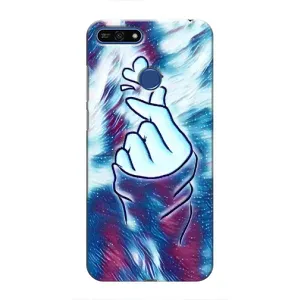 Чохол з принтом «Радужне серце» для Huawei Honor 7A Pro
