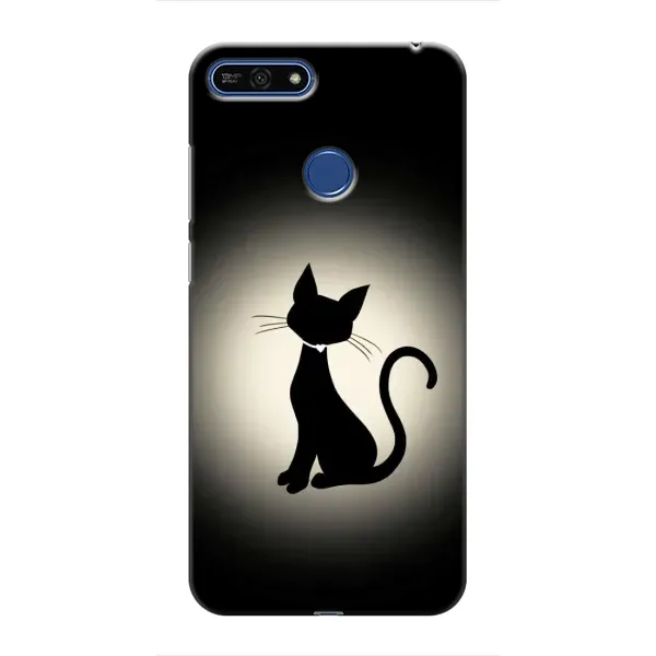 Чохол з принтом «Силует котика» для Huawei Honor 7A Pro Чохол з принтом «Силует котика» для Huawei Honor 7A Pro
