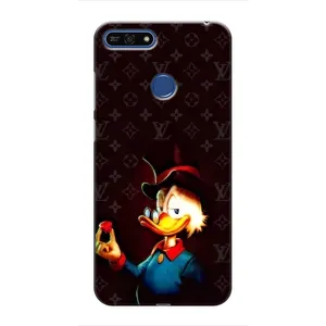 Чехли для Huawei Honor 7A Pro - Скрудж МакДак Louis Vuitton (PREMIUMPrint) (Скрудж з ботліантом)