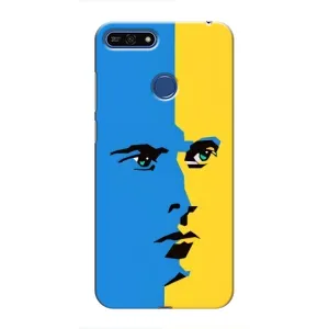 Украинские Чехлы для Huawei Honor 7A Pro с картинкой УПА (AlphaPrint) (Степан Бандера)
