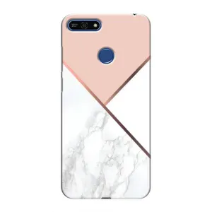 Мраморний чехол на Huawei Honor 7A Pro (VPrint) (Тройний мрамор)