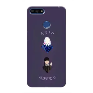 Чохли Венсдей на Huawei Honor 7A Pro Уенсдей (AlphaPrint) (Венздей і подруга)