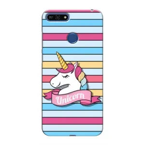 Чохол для Хуавей Оноор 7А Про - (Єдинорожки - Новинки) (AlphaPrint) (Unicorn)