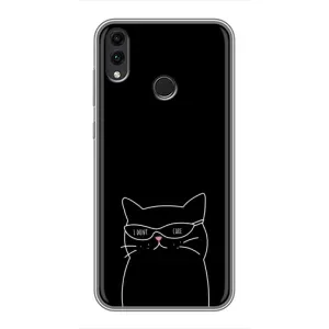 Чохол з малюнком кіт на Huawei Honor 8X (Байдужий кіт)