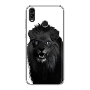 Чохли з картинкою животних Huawei Honor 8X (Чорний ЛЕВ)
