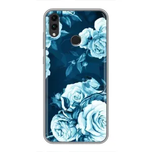 Чехлы (ART) Цветы на Huawei Honor 8X (VPrint) (Блактині бутони)
