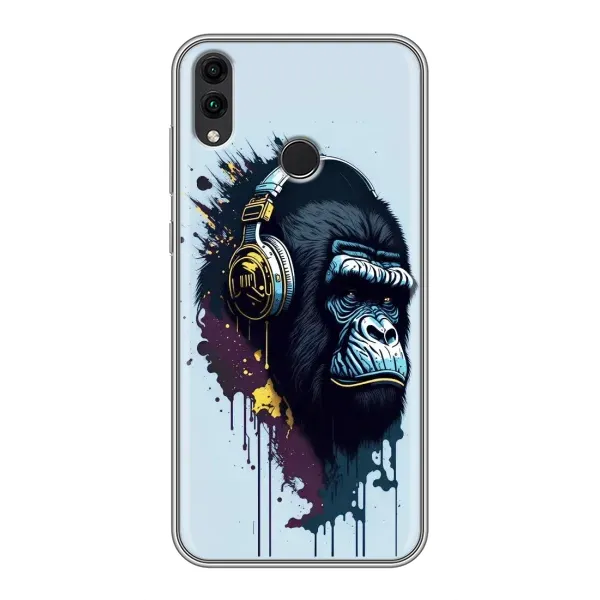 Чохол з принтом «Горила в навушниках» для Huawei Honor 8X Чохол з принтом «Горила в навушниках» для Huawei Honor 8X