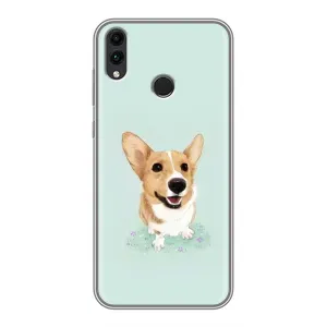 Чохли з собаками для Huawei Honor 8X (VPrint) (Коргі)