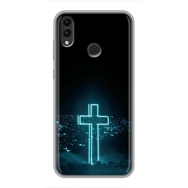 Чохол з принтом «Хрест і місто» для Huawei Honor 8X
