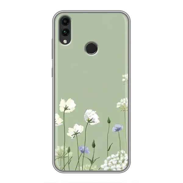 Чехол с принтом «Цветы на зеленом» для Huawei Honor 8X Чехол с принтом «Цветы на зеленом» для Huawei Honor 8X
