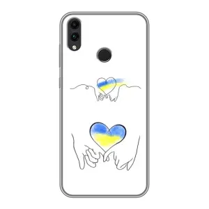 Чехол для Патриота Украины Huawei Honor 8X - (AlphaPrint) (Мир Украине)