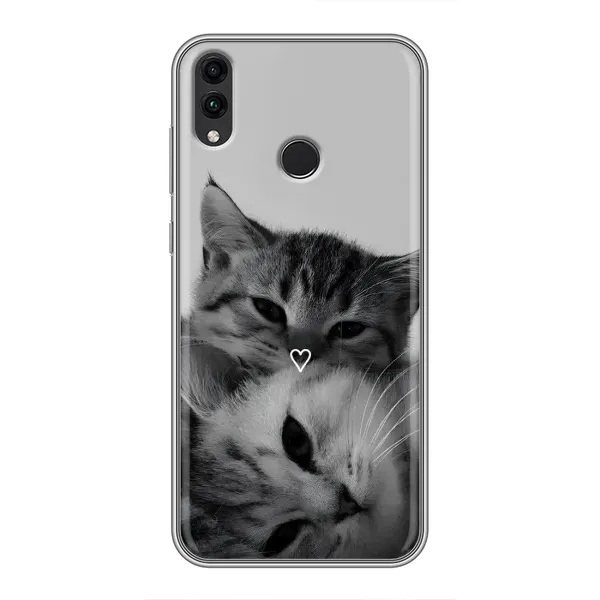Чохол з принтом «Пара котів» для Huawei Honor 8X