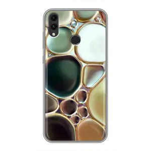 Мраморний чехол на Huawei Honor 8X (VPrint) (Радужний Мрамор)