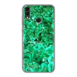 Мраморний чехол на Huawei Honor 8X (VPrint) (Салатовий Мрамор)