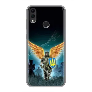 Чехлы с картинкой ЗСУ для Huawei Honor 8X (AlphaPrint) (Солдат ЗСУ)