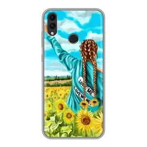 Чехол для Патриота Украины Huawei Honor 8X - (AlphaPrint) (Украиночка)